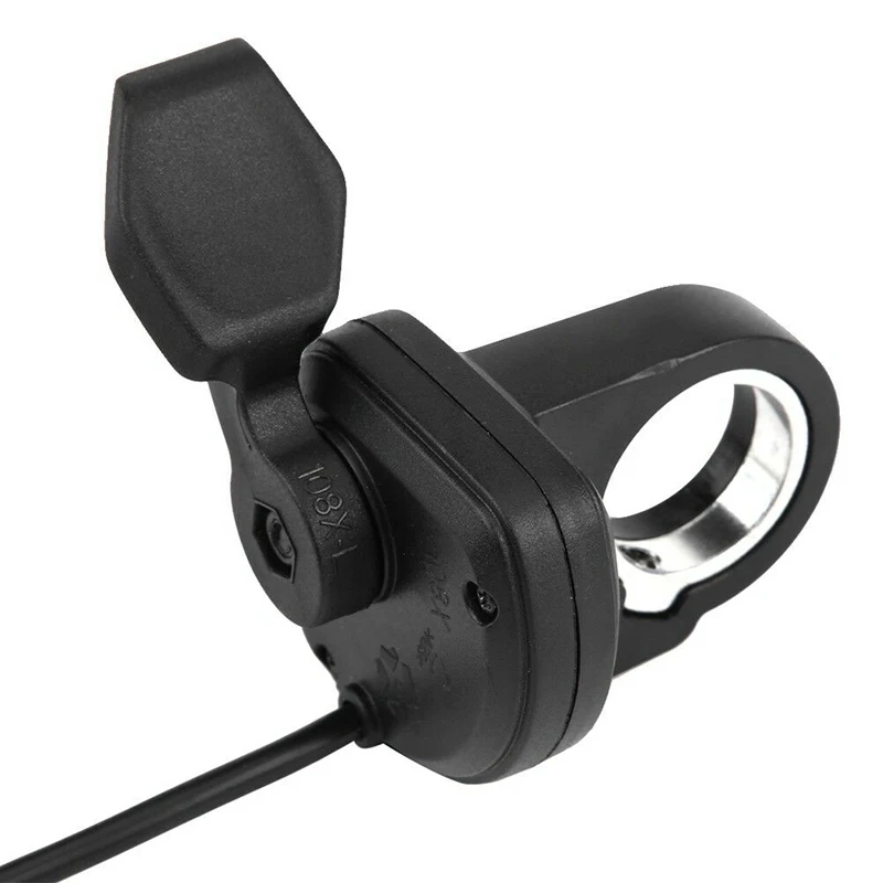 

Black Electric Bike Scooter Finger Speed Control Handle Thumb Modified Throttle