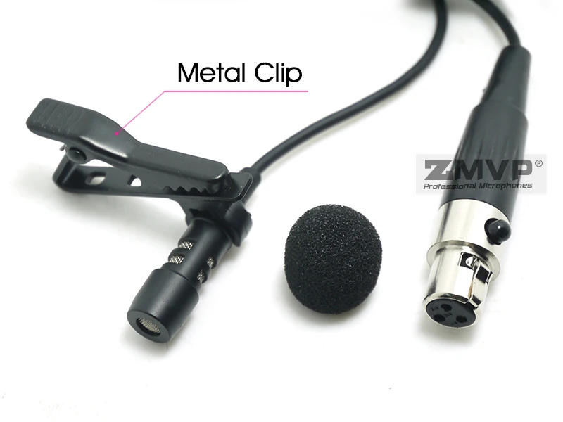 Профессиональный петличный конденсаторный кардиоидный микрофон 3Pin XLR TA3F с