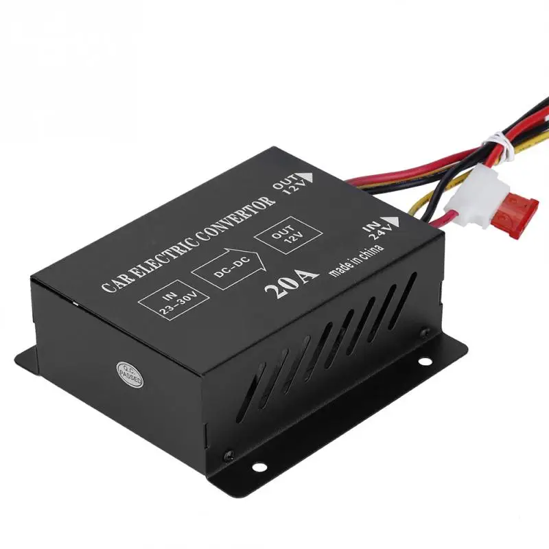

Durable Car Truck DC 24V to 12V Power Converter Electric Inverter Voltage Reducer Step-down Transformer High Quality