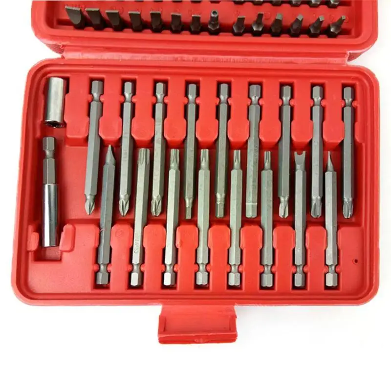 98 шт. Torx Star Spline шестигранные крестообразные гнезда Набор инструментов для