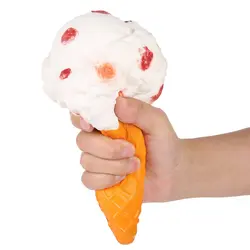 Детский Pu подвеска на телефон в форме мороженного Pu медленный отскок лед искусственные сливки игрушка конус, мороженое сжимаемая