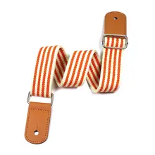 Регулируемый ремешок для укулеле оранжевые полосы Гавайская гитара плечевой ремень для концерта сопрано тенор Гавайские гитары аксессуары для гитары