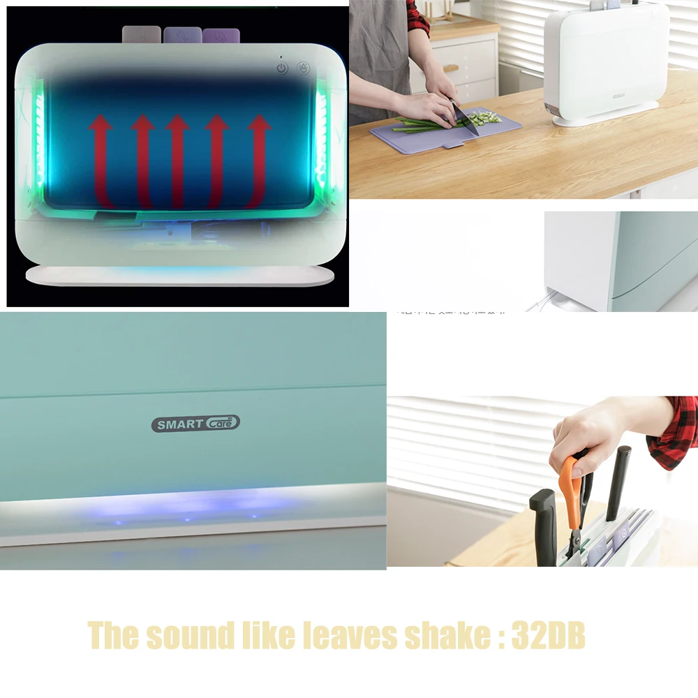  IRIVER BLANK UV Electric Index Chopping Board Sterilizer Kitchen Knives Disinfection Machine3pcs Cu - 33009929682