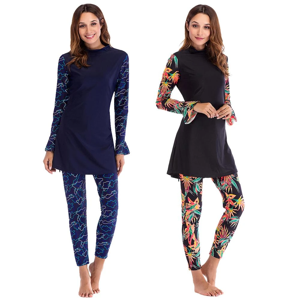 2019 New Women Muslim Swimwear Swimsuit Full Cover Islamic Bathing Suits Burkini 2019 New Women Muslim Swimwear Swimsuit Full Cover Islamic Bathing Suits Burkini