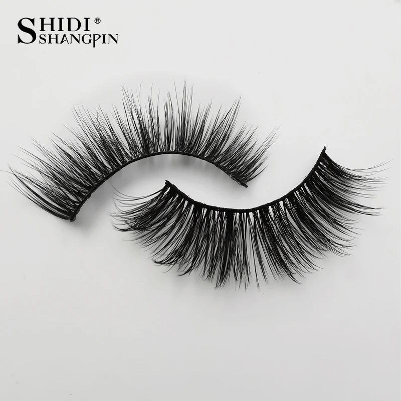 Shidhangpin 1 коробка макияж полоски норковые ресницы 4 пары 3D накладные наращивание