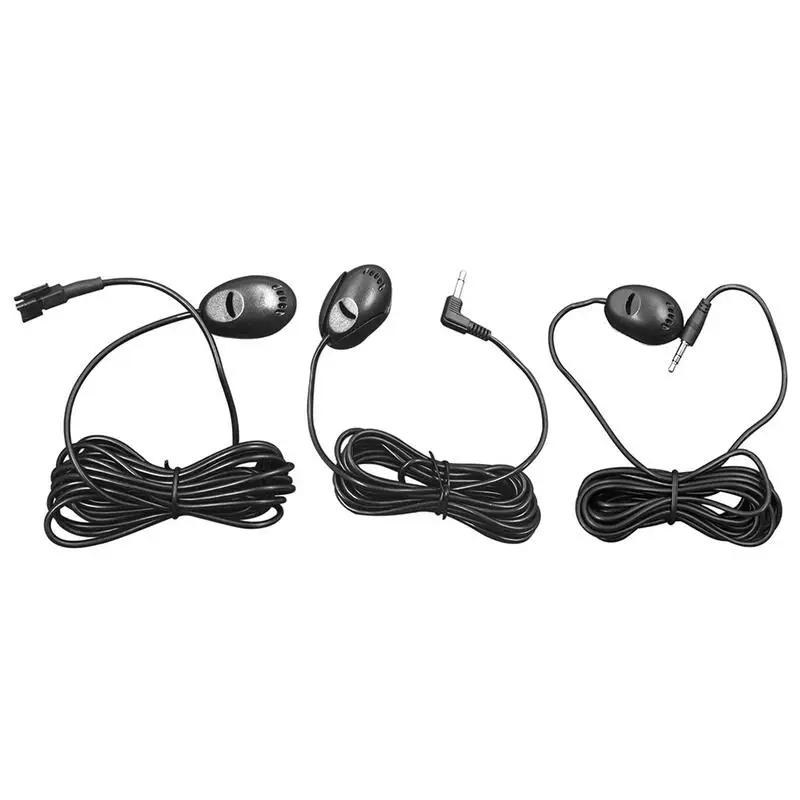 

Mini 3.5mm Wired Paste Type External Car Audio Microphone Mic 3M Cable Universal Car Kit Auto External Microphone External Mic