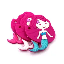 Advanced Harmless Plastic Color Mermaid Infant Molar Toy Baby Molars Teether Baby Silica Gel Tooth — Bite Toy