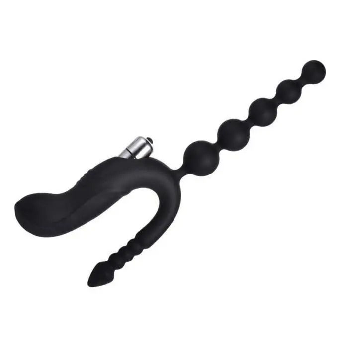 LI BO Anal Plug Dildo Vibrator Beads Prostate Massage Dual Motors Butt Stimulator Adults Sex Toys For Women Men |