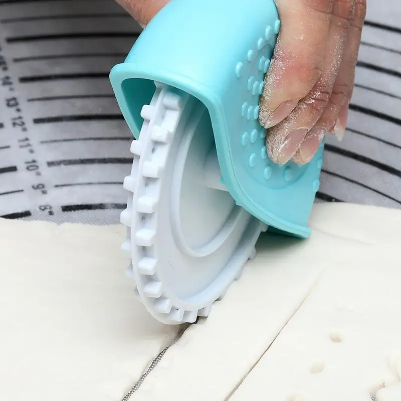 Кухонная выпечка Кондитерская лапша режущее колесо качения декоратор печенья машинка для резки теста пластиковый материал