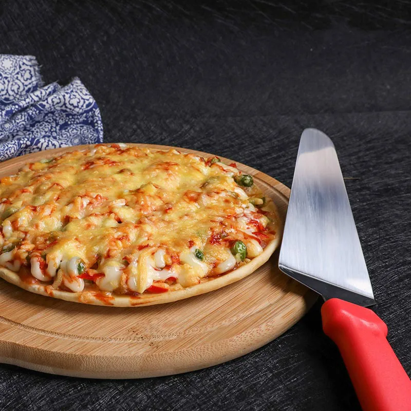 

Stainless steel plastic handle on a knife, with a knife to the cake carving machine cutter baking shovel.