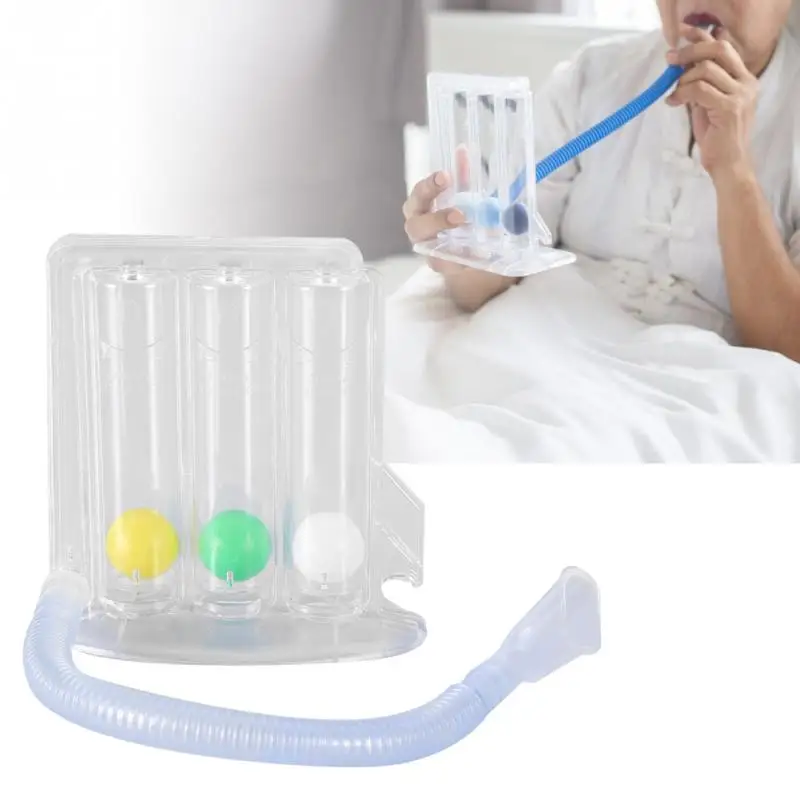 

Deep Breathing Lung Capacity Exerciser Device Washable Hygienic Respiratory Exerciser For Rehabilitation Personal Health Care