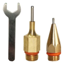 Small Apture Diameter 1Mm 1.3Mm Nozzle Hot Melt Glue Copper Nozzle,1X36Mm 1.3X42Mm
