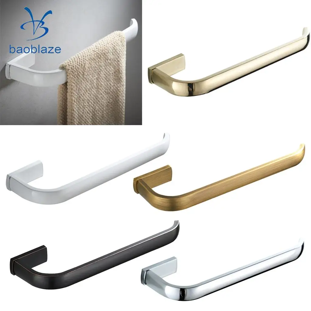 Günstig Wand Montiert Messing Bad Handtuch Rack Handtuch Schiene Bar Einzigen Stange Bad Handtuch Regal Aufhänger für Home Hotel
