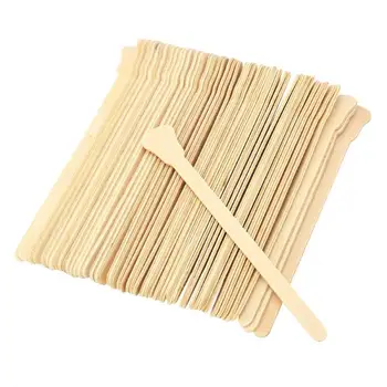 

1Set/50PCS Wooden Waxing Wax Spatula Tongue Depressor Disposable Bamboo Sticks Kit Skin Beauty Tool