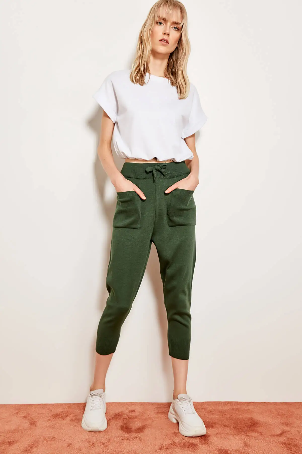 emerald green jogger set