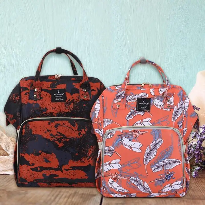 

Fashion Mummy Maternity Bags Baby Diaper Bag Print Backpack for Mother Brand Mom Nursing Nappy Changing Bags Bolsa Maternidade