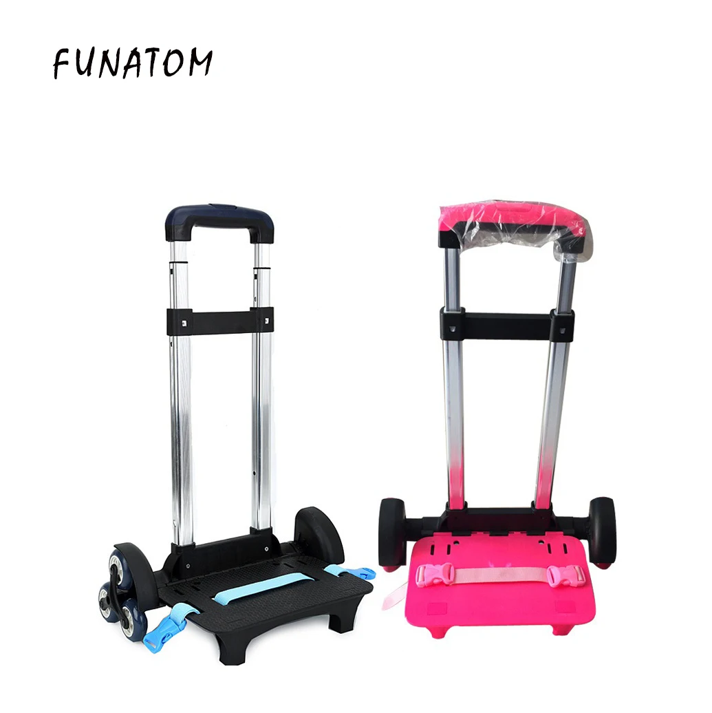

3 Wheel Fold Pull Rod Bracket Roll Cart Trolley ,mochila infantil rodinha mochilas school kids,School Bags easy climb the stairs