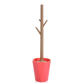 

Hot Sale Creative tree-shaped toilet brush set detachable bathroom toilet brush toilet brush cleaner