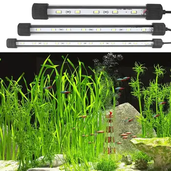 

Waterproof LED Aquarium Lights Fish Tank Light Bar for Fish Tank Submersible Underwater Clip Lamp Aquatic Decoration