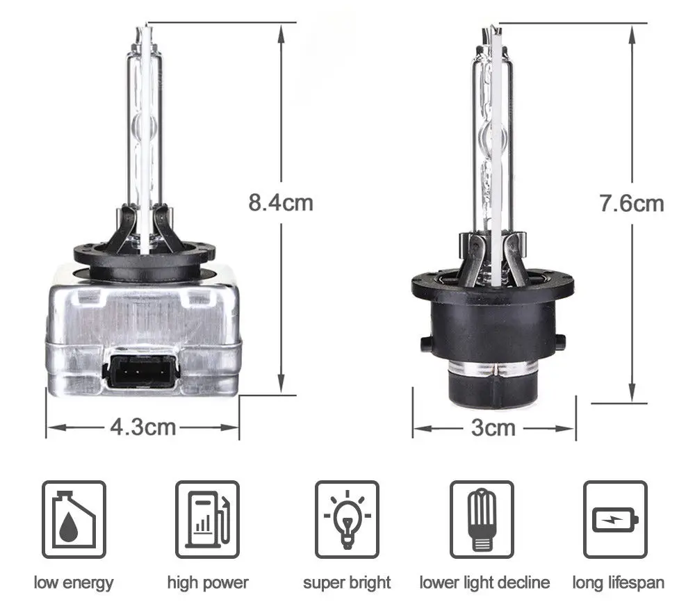 2 x D1S Подлинная ксеноновая лампа LUNEX 6000K HID совместима с 66043 66144 85410 UB 4300K 5000K 6500k 8000K