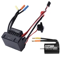 3650 3900KV/4 P бесщеточный мотор с радиатором 60A бесщеточная комбинированная система электронного зажигания Набор для 1/10 RC части автомобилей Аксессуары