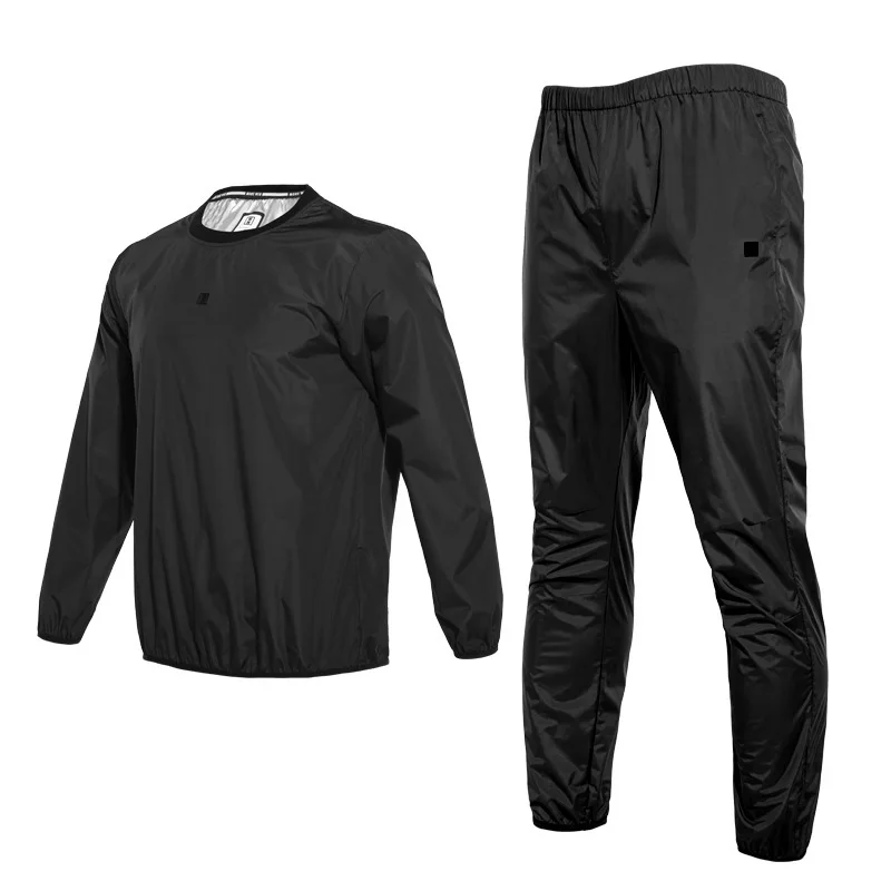 

Bodybuilding Reduce Weight Clothes Outdoors Jogging Yoga Motion Sweating Gather Heat Perspiration Sets Male Sweatpants Jacket