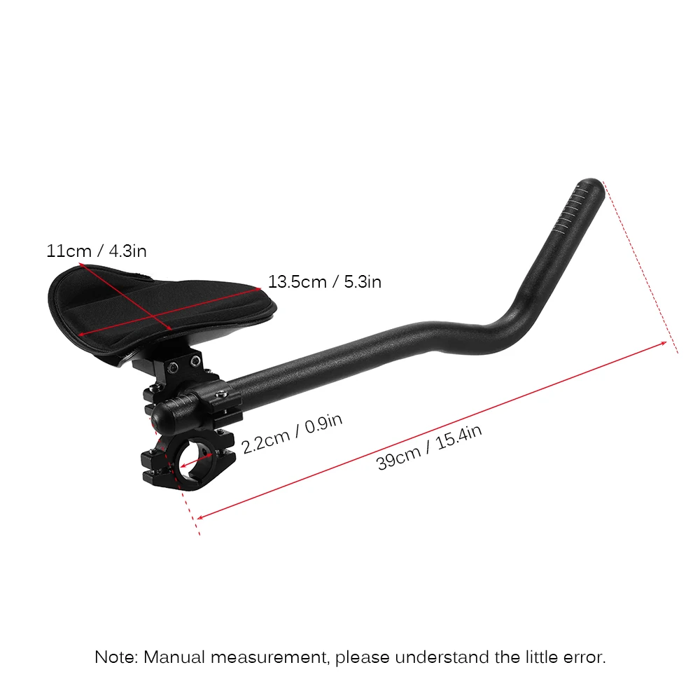 Bicycle Handlebar Rest 3 Type Lightweight Relaxation Arm Rest Bar Triathlon MTB Road Aerobar