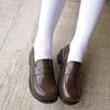 Femmes filles Lolita étudiants scolaires japonais chaussures uniformes Uwabaki JK bout rond Cosplay Med talons ► Photo 1/6