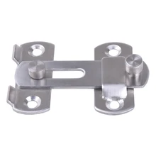 Комплект из 2 предметов, 4 дюйма дверная защелка Щепка болт страхование болт дверная петля маленькая клетка для питомца дверной замок