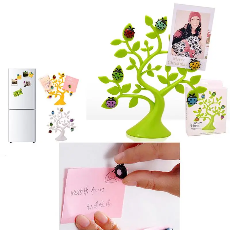 Creative Floater Fridge Magnet Magnetic Sticker Lucky Tree Home Kitchen Decoration Gift Color Random | Дом и сад