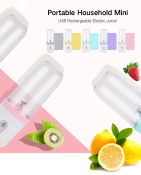 

Portable Household Mini USB Rechargeable Electric Juicer