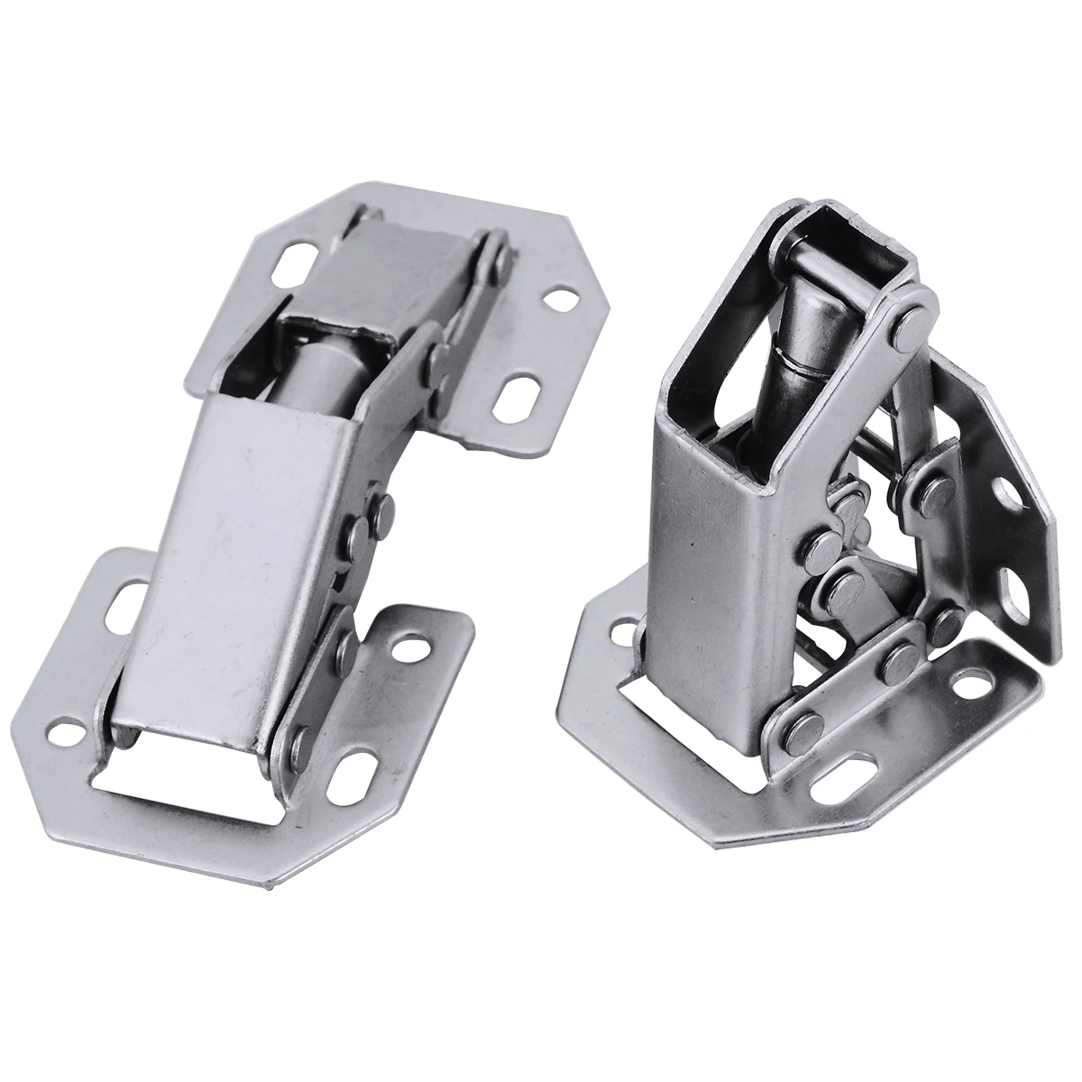 1 Pair 90 Degree Cabinet Hinges Concealed Spring Hinges Cupboard