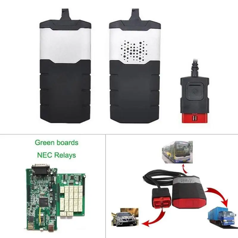 

VODOOL Code Readers Scan Tools KSSD-0686 TCS CDP Pro Plus Car Truck Auto OBD2 Diagnostic Tool Kit for Autocom with CD