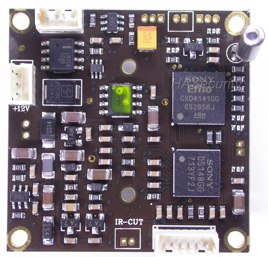 WDR чипсет 1/3 &quotSony Super HAD II CCD ICX663 + CXD4141 камера видеонаблюдения PCB модуль