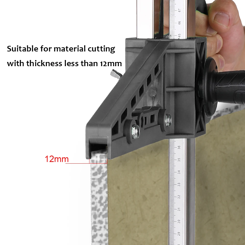

Manual Gypsum Board Cutter Hand Push Drywall Cutting Artifact Tool with Double Blade and 4 Bearings