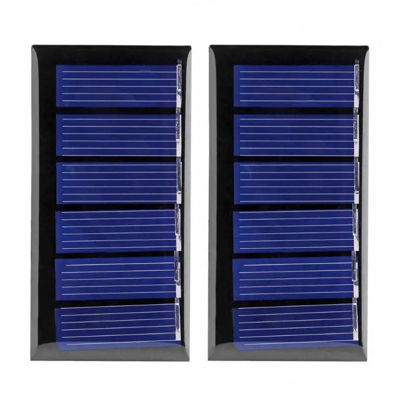

ALLOYSEED 3V 80mA 0.24W Solar Panel Polycrystalline Silicon DIY Battery Module For Phone Charger Home Light Toy Small Solar Cell