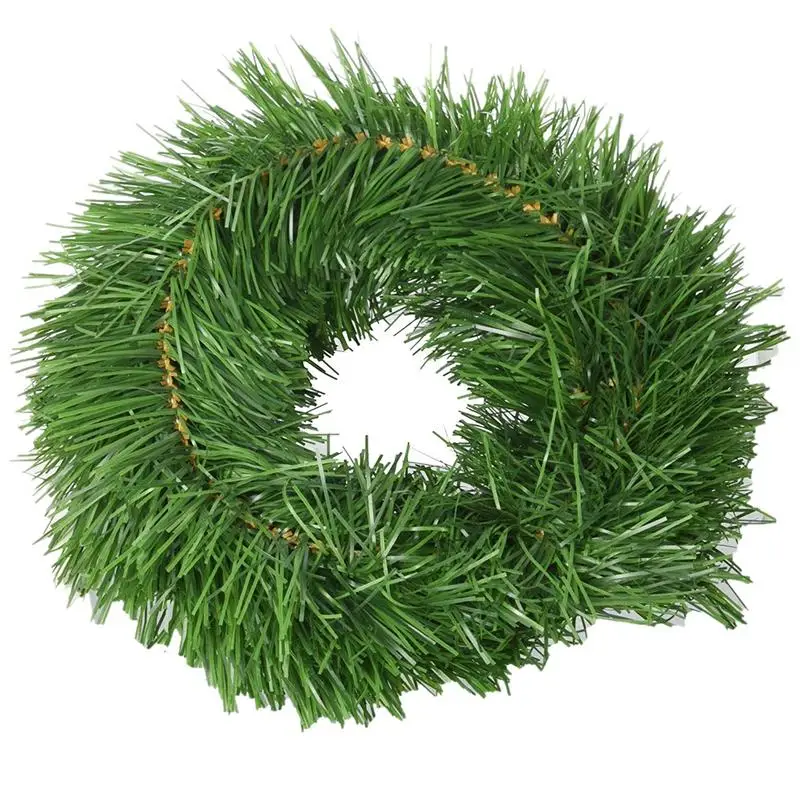 5,5 м украшение для рождественской елки, проводная гирлянда, украшения для рождественской сосны, Зеленый тростник, мишура, вечерние украшения для дома