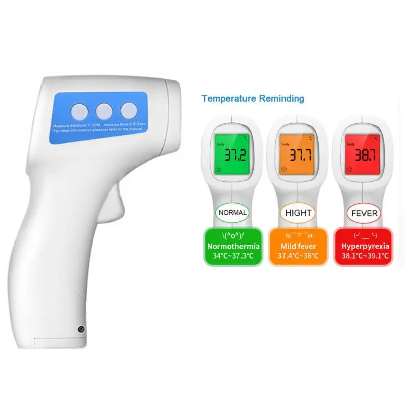Инфракрасный градусник для измерения температуры тела Инфракрасный инструмент Бесконтактный ЖК-цифровой термометр уход за детьми