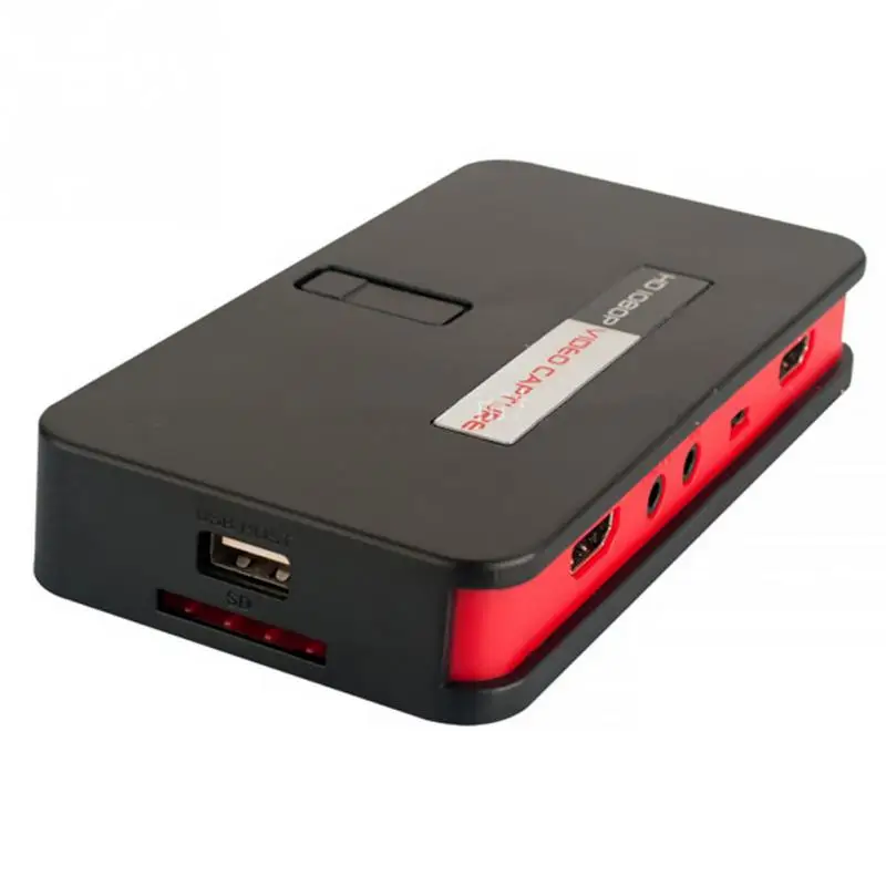 

UK plug HD Game Video Collector Computer Live Broadcast 1080P Streaming Recorder USB Video capture Box Card