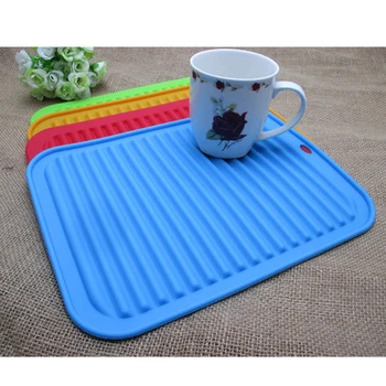 

Insulation Mat Kitchen Storage Trays Dish Cup Drying Rack Holder Drainer Dryer Tray Tableware Water Drainning Tool