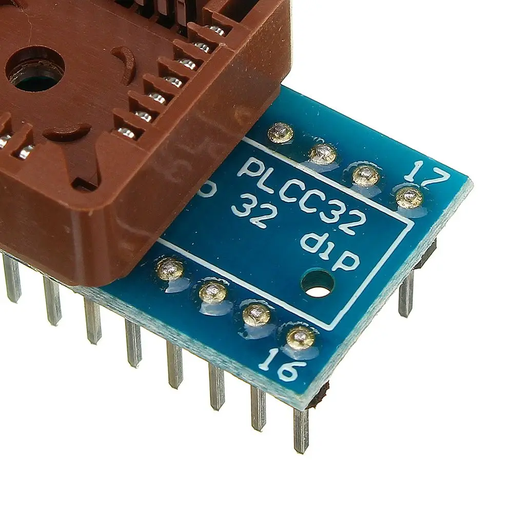 LEORY 1 шт. PLCC32 к DIP32 программатор IC адаптер розетки цепи для Arduino оптом|Печатные