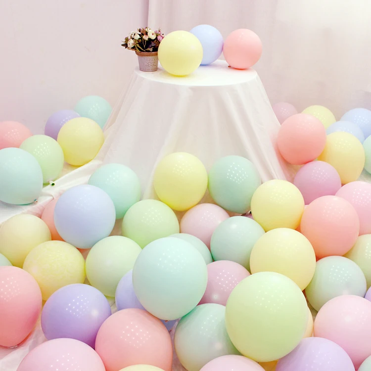 

30pcs 10inch 2.3g Latex Balloon Macaron Color Wedding Decoration Baloons Baby Birthday Party Valentine's Day Decor Balloon