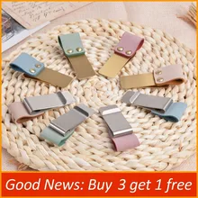 Handnote металлический кожаный держатель для ручек зажим для тумана воск кожа латунь и нержавеющая сталь Зажим для блокнота планировщик аксессуар канцелярские принадлежности