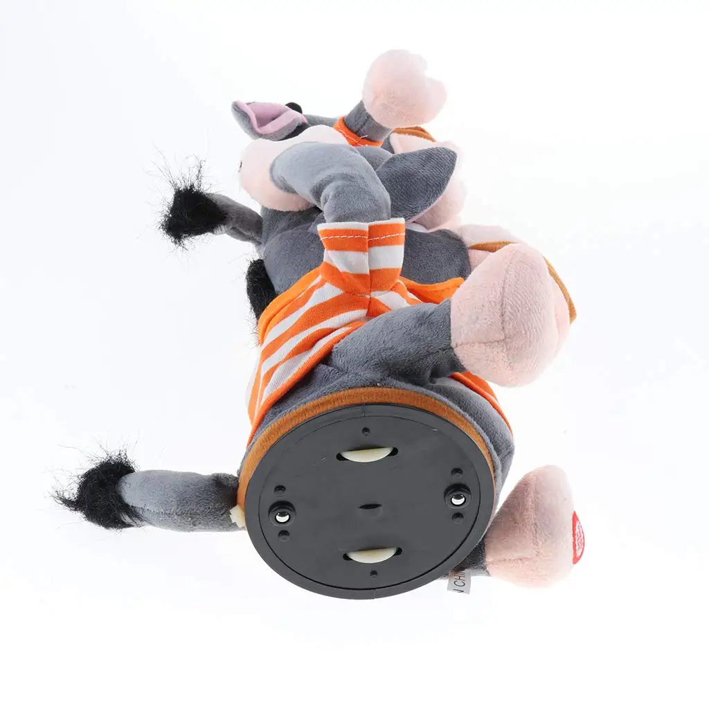 Электронный плюш игрушечный Ослик животное плюшевые куклы Поющие танцы развивающие игрушки подарок на день рождения для детей малышей
