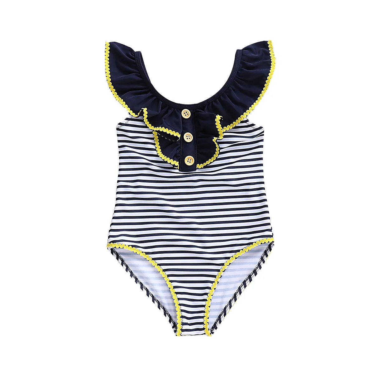 

Toddler Baby Girls Kids Striped Bathing Suit Swimwear Tankini Swimsuit Beachwear One Pieces Swimsuit