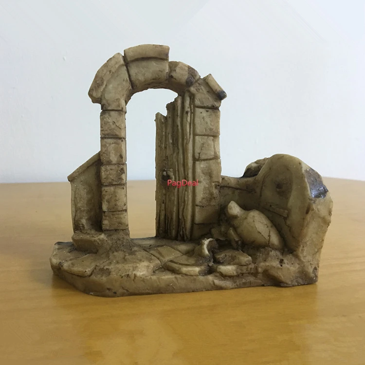 

Fish tank ruin rome column aquarium decoration gateway arch L13cm H12cm W4cm free shipping