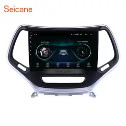 Seicane Android 8,1 10,1 "GPS; Мультимедийный проигрыватель автомобиля радио для 2016 Jeep Grand Cherokee 2Din сенсорный экран головное устройство Wi Fi Bluetooth