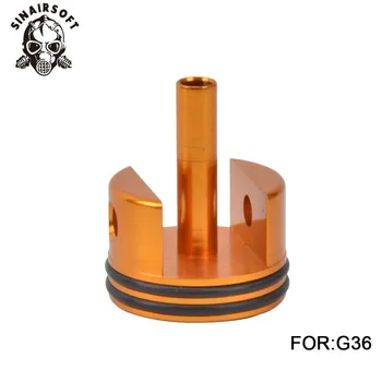 SINAIRSOFT Aluminum CNC Machined Finished Ultra G36 G36C Cylinder Head Fit Airsoft AEG Ver.3 Gearbox For Paintball Hunting picatinny rail for g36 g36c series black