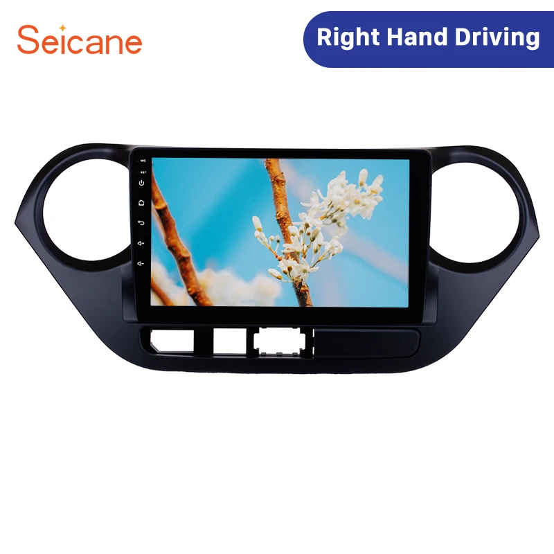 Seicane Android 8,1/7,1 Автомагнитола 2Din 9 дюймов стерео для 2013 2014 2015 2016 HYUNDAI I10 Grand i10 RHD сенсорный экран головное устройство