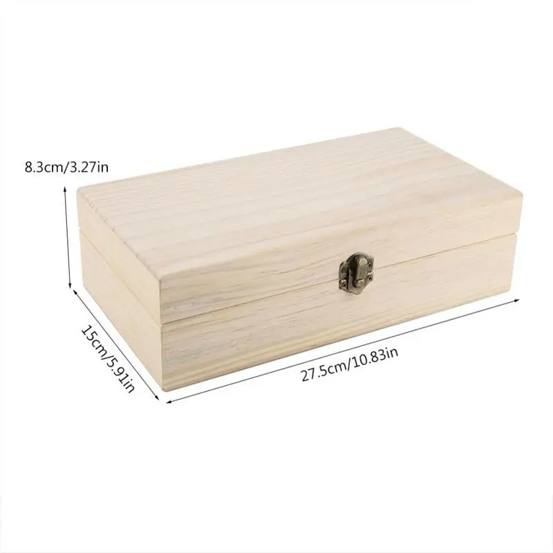 Super Large 25 Grids Wooden Essential Oil Storage Box Carrying Case Aromatherapy Organizer Treasure Jewelry Container Durable